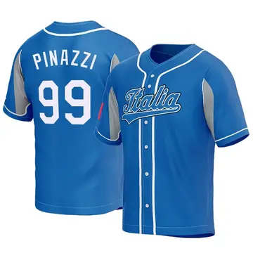 Men's Nicolo Pinazzi Italy Baseball Replica Royal 2023 World Baseball Classic Jersey